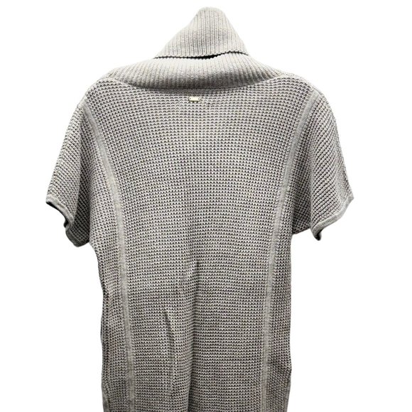 UGG Cotton Turtle Neck Short Sleeve Women's Sweater Brown - Size Medium - Picture 3 of 9